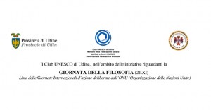 Filosofia; club UNESCO Udine; UNESCO Udine; UNESCO