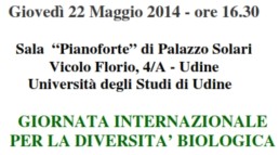 Giornata internazionale per la diversità biologica; Club Unesco Udine