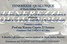 Renata Capria d'Aronco; club UNESCO Udine