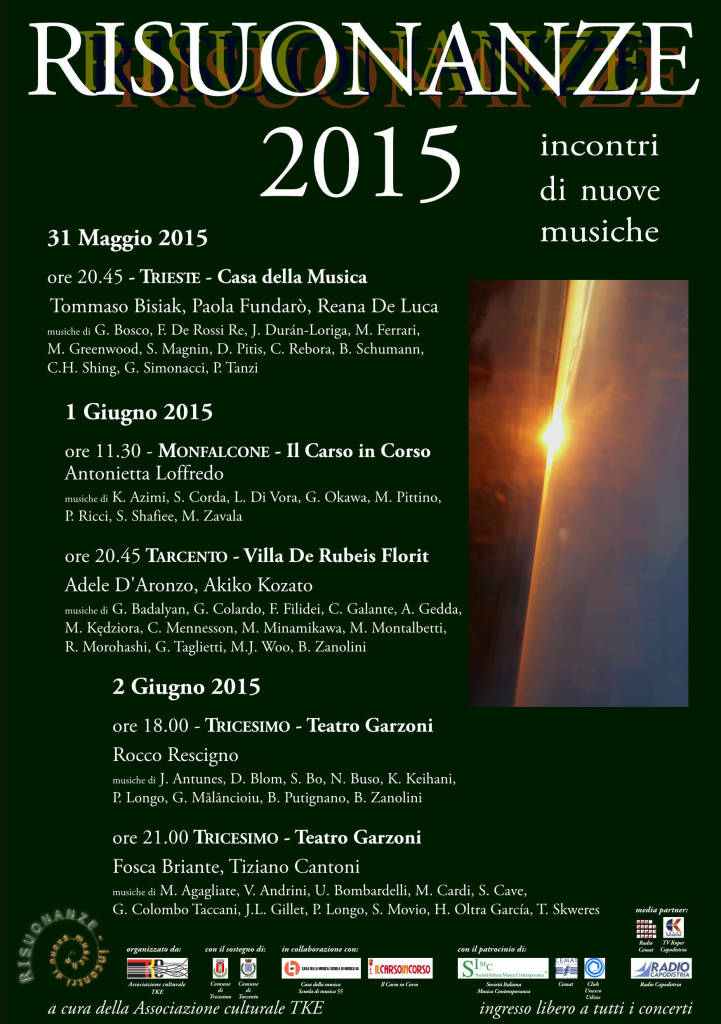 Flyer Risuonanze 2015