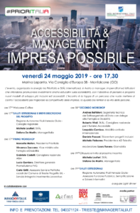 Accessibilità; Management; Accessibilità Management Impresa Possibile